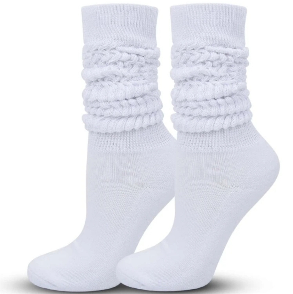 New White long slouch socks for your Hooters uniform